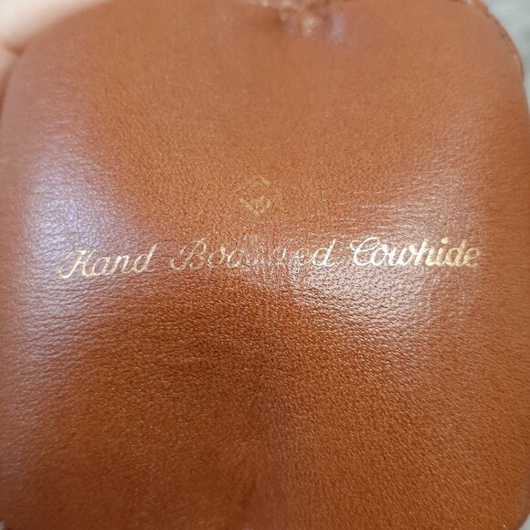 Vintage Cooper-Weeks Canada Hand Boarded Top Grain Cowhide Brown Leather Bag - Picture 4 of 9